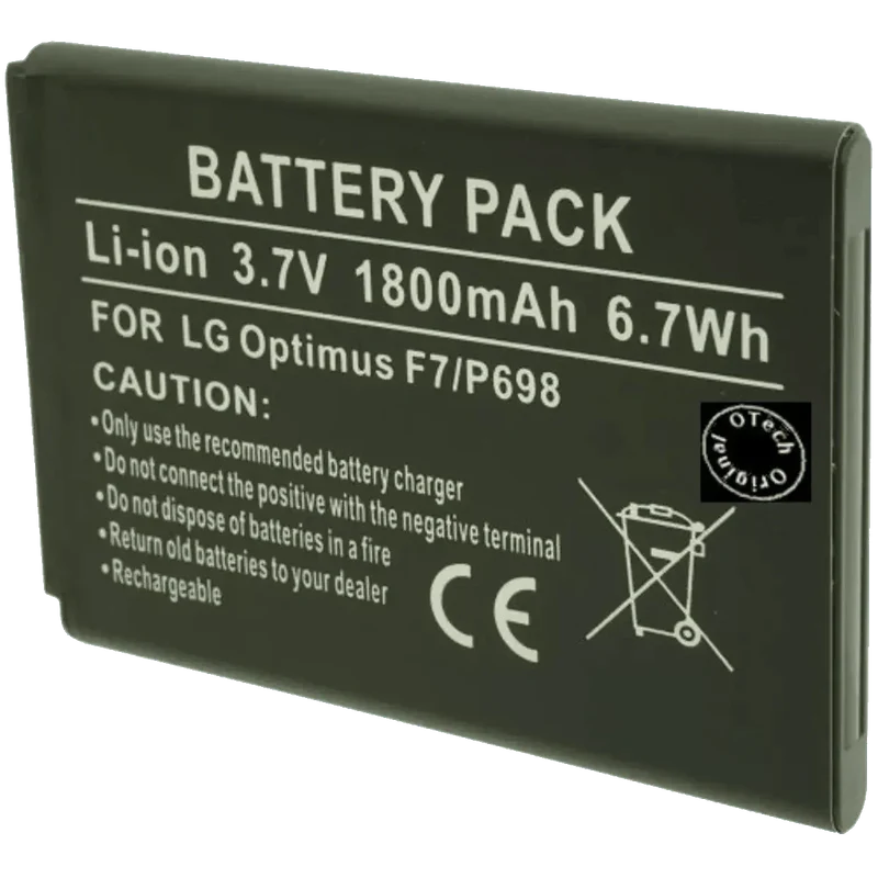Batterie pour téléphone portable LG F7, P698, D405, L80