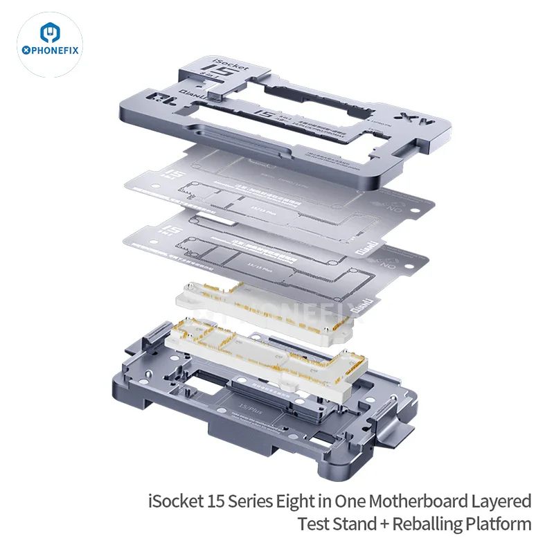 Dispositif de test multicouche de la carte mère QianLi iSocket pour iPhone 15