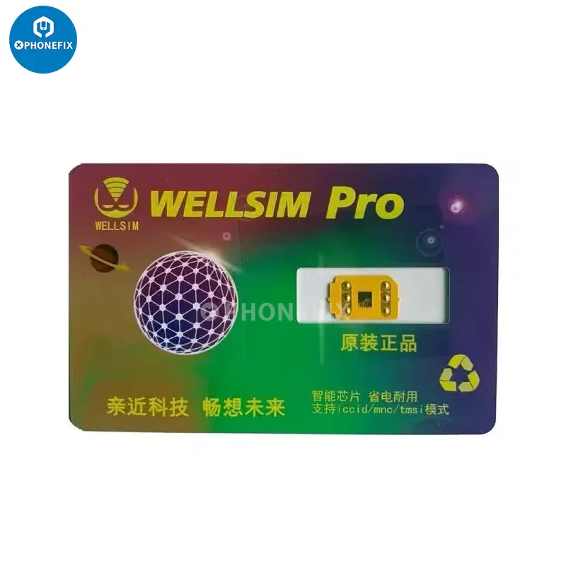 La carte de déverrouillage WELLSIM Pro résout le problème d'opérateur SIM invalide de l'iPhone