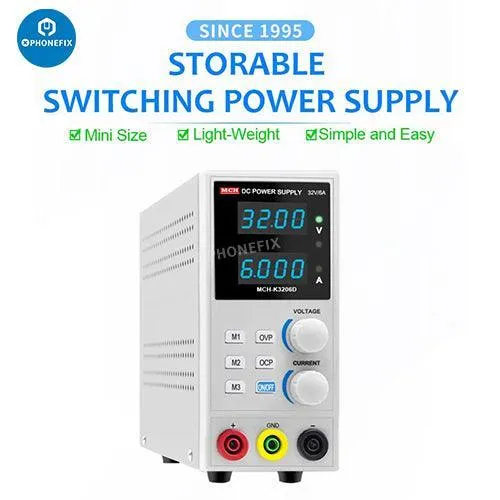 Outil de test d'alimentation CC réglable pour téléphone MCH-K3202/3/5/6D