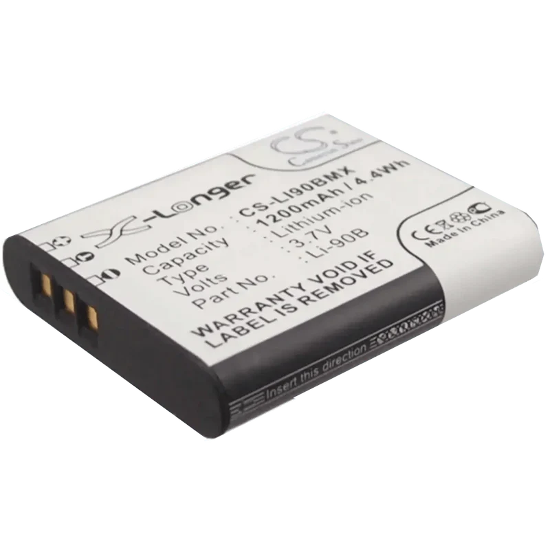 Batterie D-LI92 LI-92B compatible Olympus Pentax Ricoh 3.7V