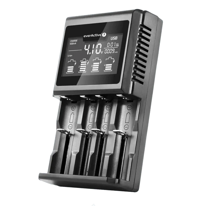 Chargeur pour 4 batteries Ni-Mh, Li-ion et LIFEPO4