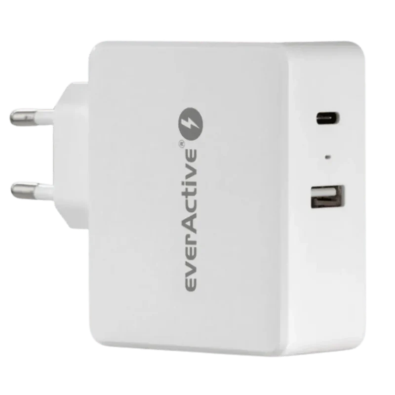 Chargeur rapide USB et USB-C 63W