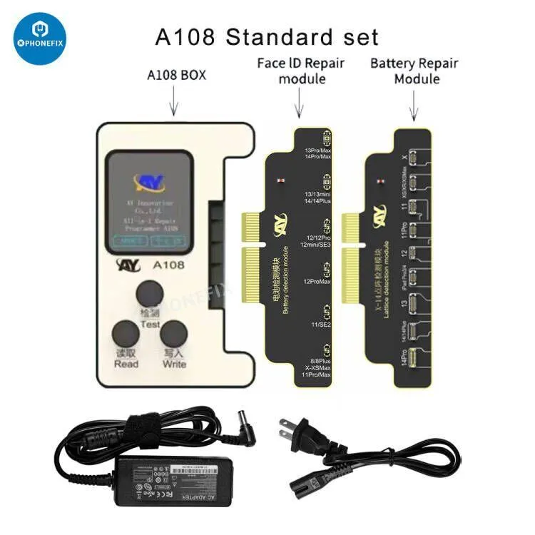 Programmateur de réparation multifonction A108 BOX pour iPhone 8-16 Pro Max