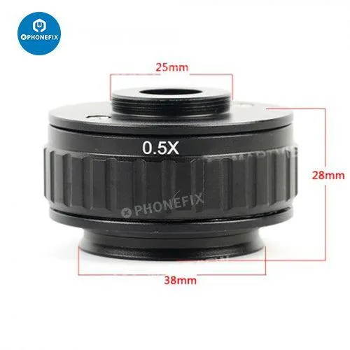Adaptateur trinoculaire RF4, lentille anti-poussière, couvercle d'oculaire de microscope