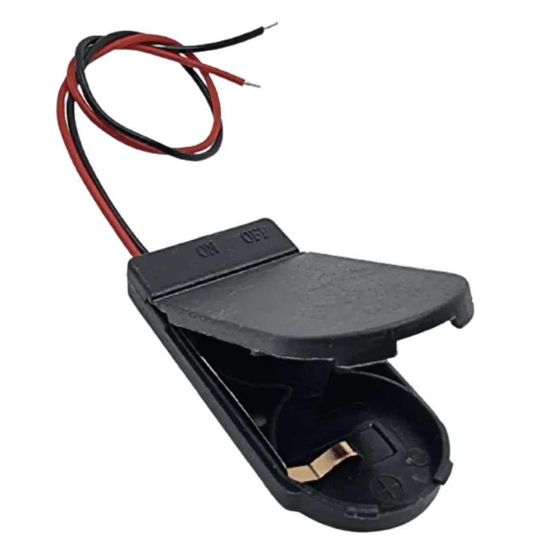 Support de Pile Bouton CR2032 x2 avec interrupteur