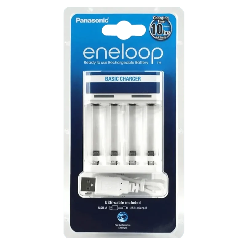 Chargeur Panasonic Eneloop BQ-CC61 USB
