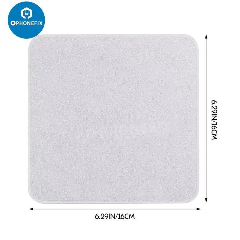 Chiffon de polissage en microfibre pour téléphone, montre, tablette, PC, outil de nettoyage d'écran