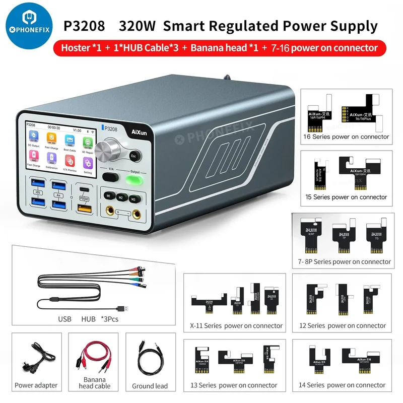 Alimentation régulée intelligente AiXun P3208 320 W haute puissance