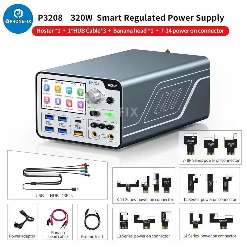 Alimentation régulée intelligente AiXun P3208 320 W haute puissance