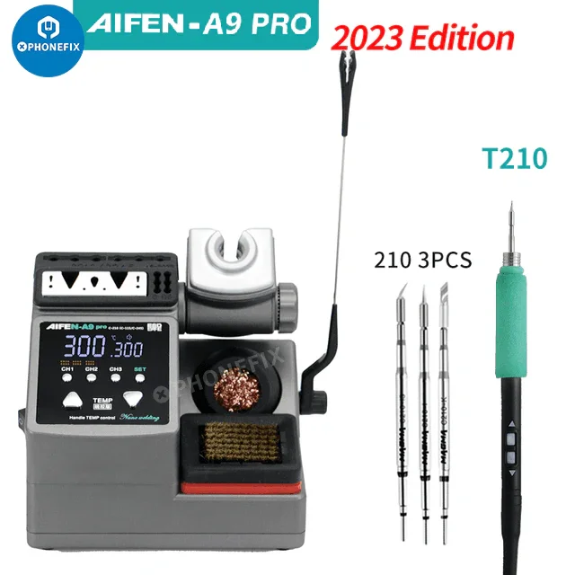 Station de soudage AIFEN A9 Pro 120 W, pointes de fer C210 C245 C115