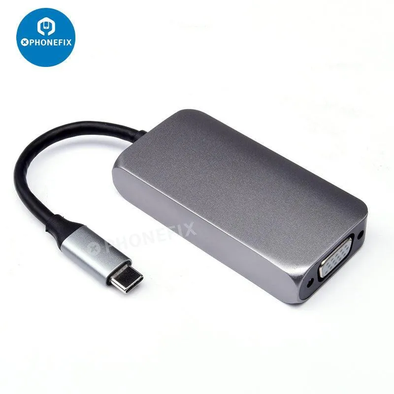 Adaptateur multiport USB 3.0 Type C pour MacBook, ordinateur portable et PC