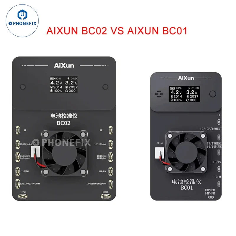 Calibrateur de batterie Aixun BC01 BC02 pour iPhone 11-14 Pro Max