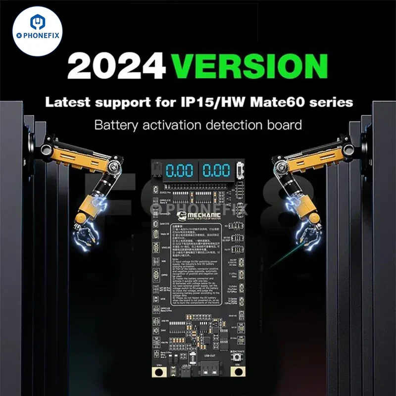 Carte d'activation de batterie MECHANIC F918 pour iPhone Android