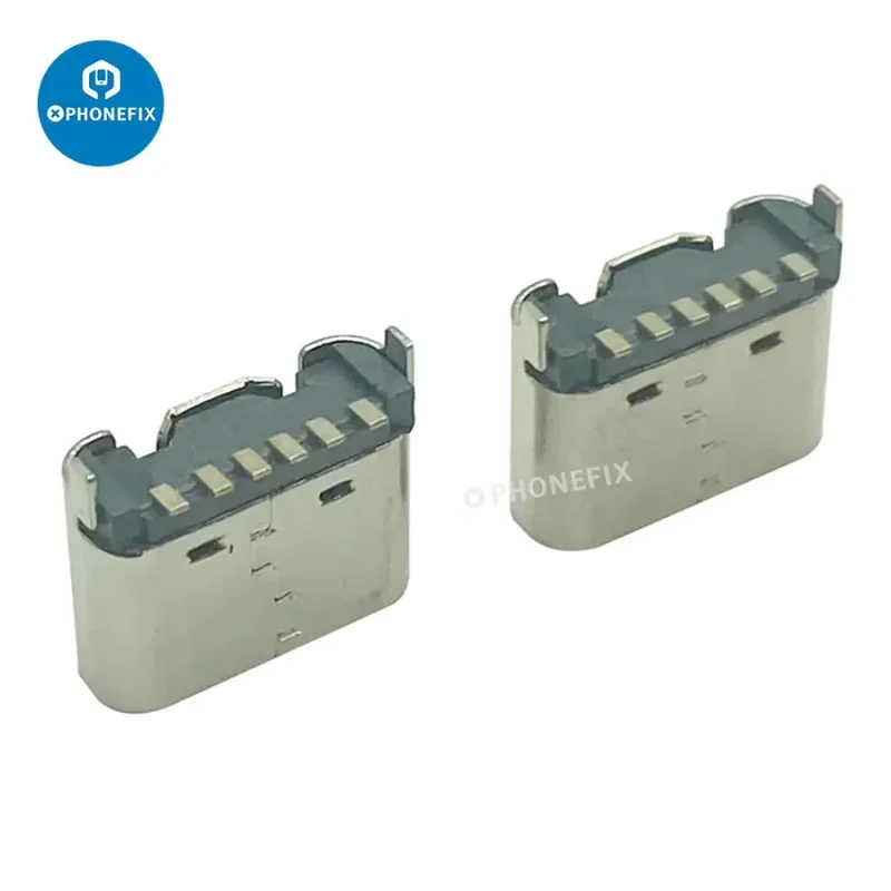 Connecteurs de charge USB 3.0 Type C 6 broches femelles verticales