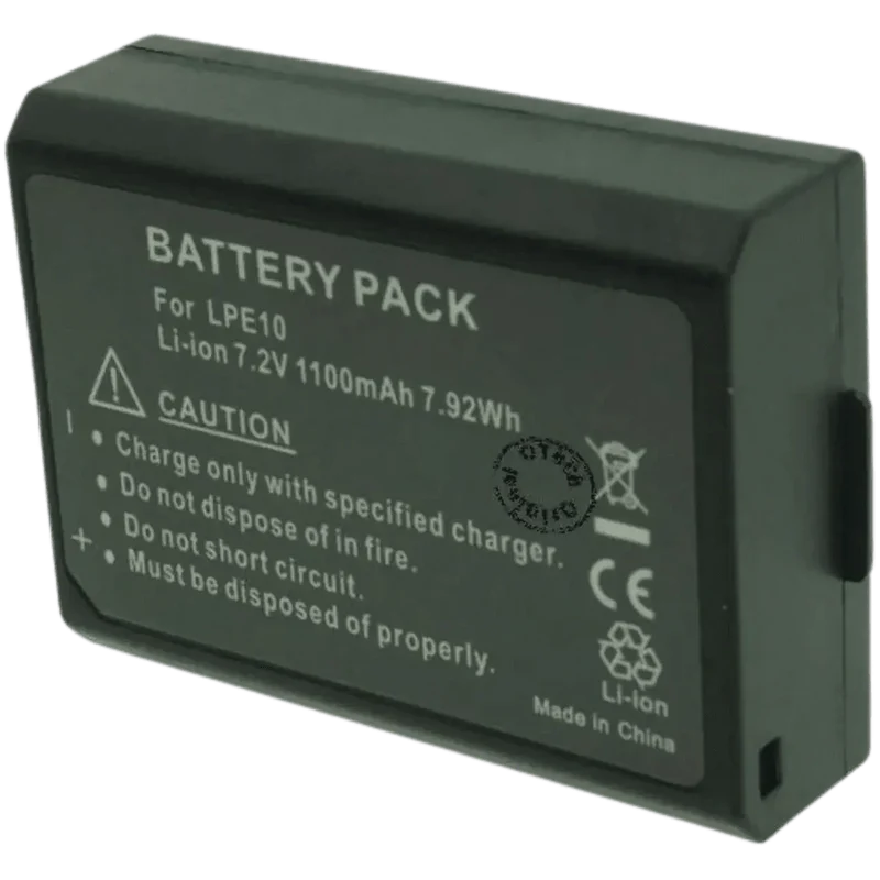 Batterie Canon LP-E10 compatible 7.4V 1100mAh Li-ion