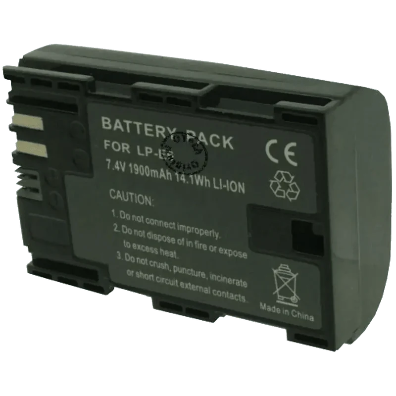 Batterie Canon LP-E6 compatible 7.4V 1900mAh Li-ion