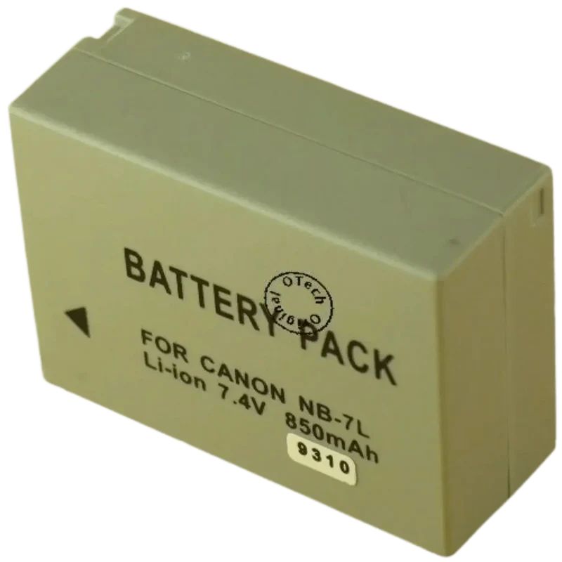 Batterie NB-7L 7.4V 850mAh pour Canon PowerShot G10 G11 G12 SX30