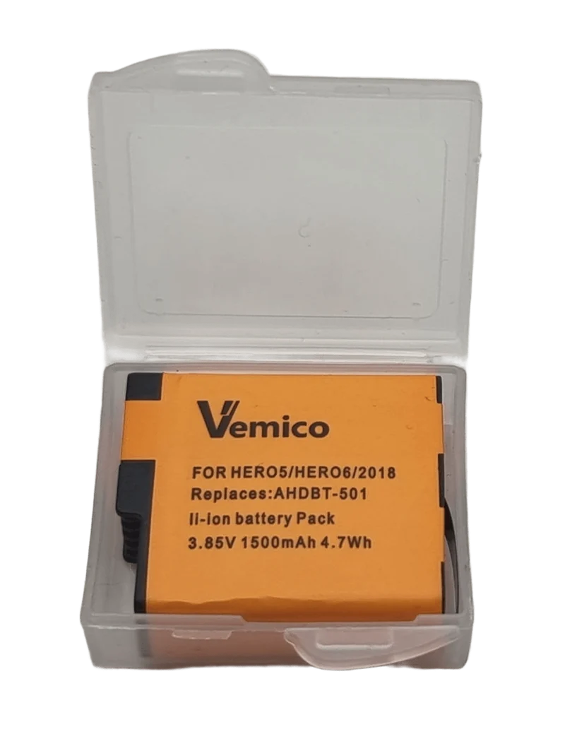 Batterie 3,7V GoPro Hero 5/6/7 Black