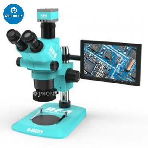 Microscope stéréo trinoculaire RF-7050 avec caméra Full HD 4K