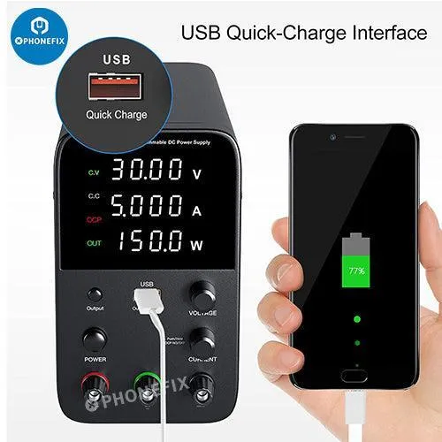 Alimentation CC réglable 30 V/60 V 5/10 A, régulateur de tension de précision