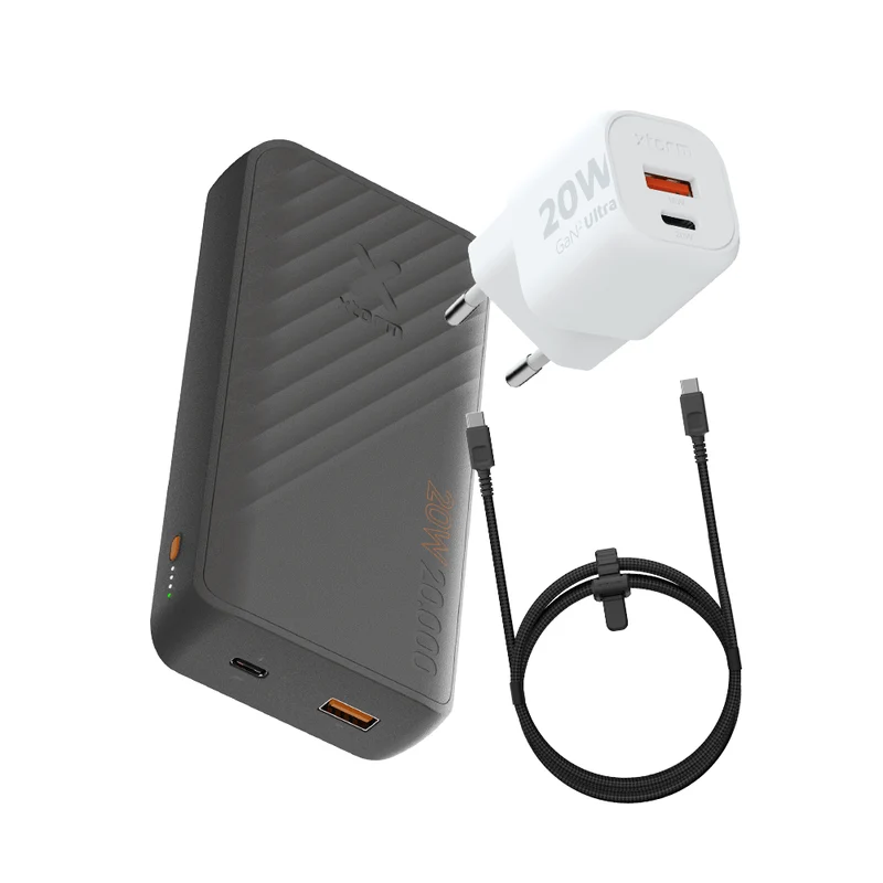 SuperCharge Powerbank Bundle - 20.000 mAh