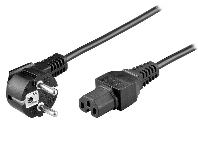 Câble D'alimentation Secteur Type C15 - 2 Mètres