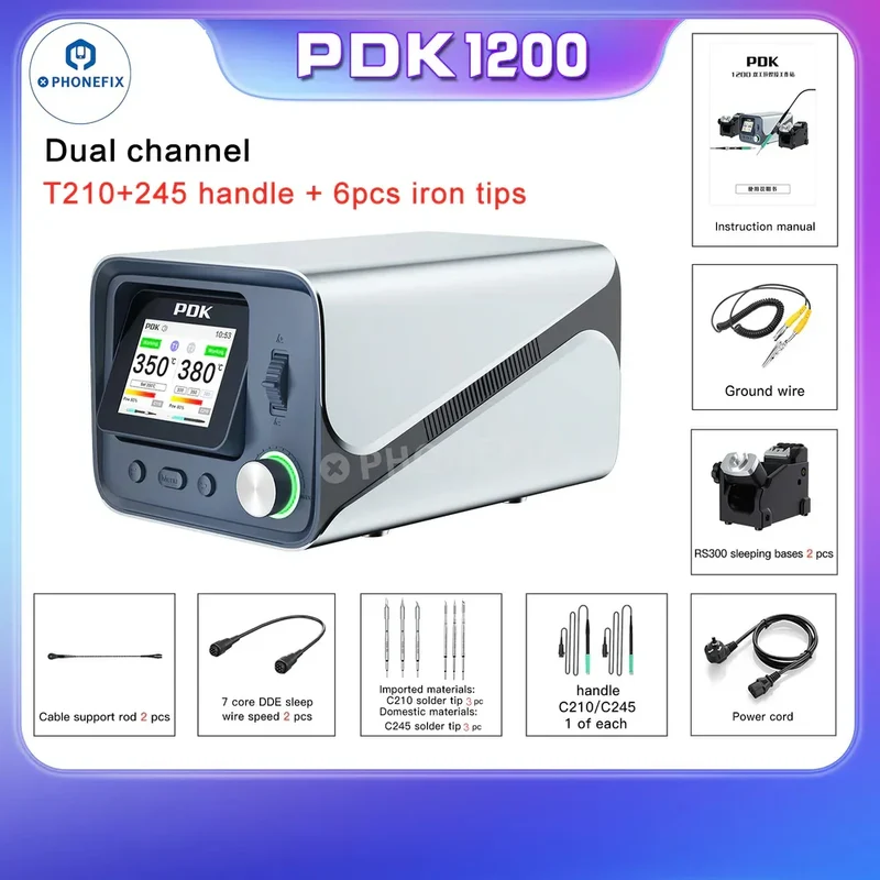 Station de soudage i2C PDK1200 avec poignée NT115 T210 T245