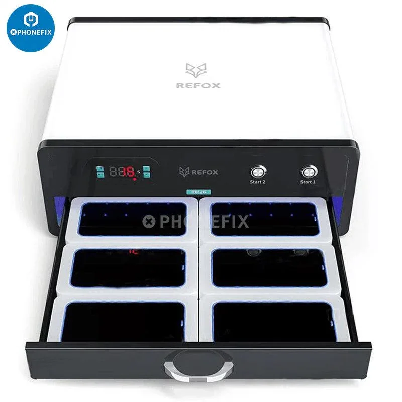 Lampe de séchage UV Refox RM26 RM22 pour colle OCA, outil de séchage rapide