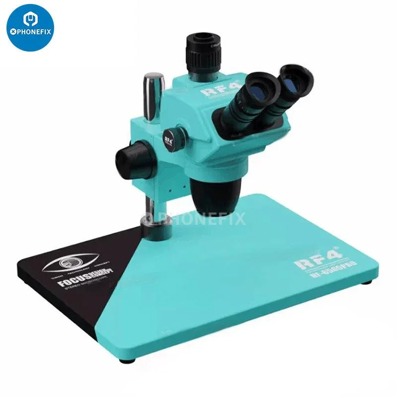 Microscope à zoom synchrone trioculaire RF4 RF6565Pro 6.5-65X