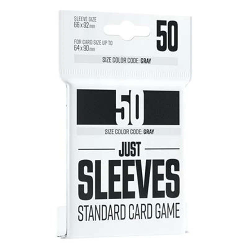 Gamegenic Just Sleeves Standard Card Game Black 50ct