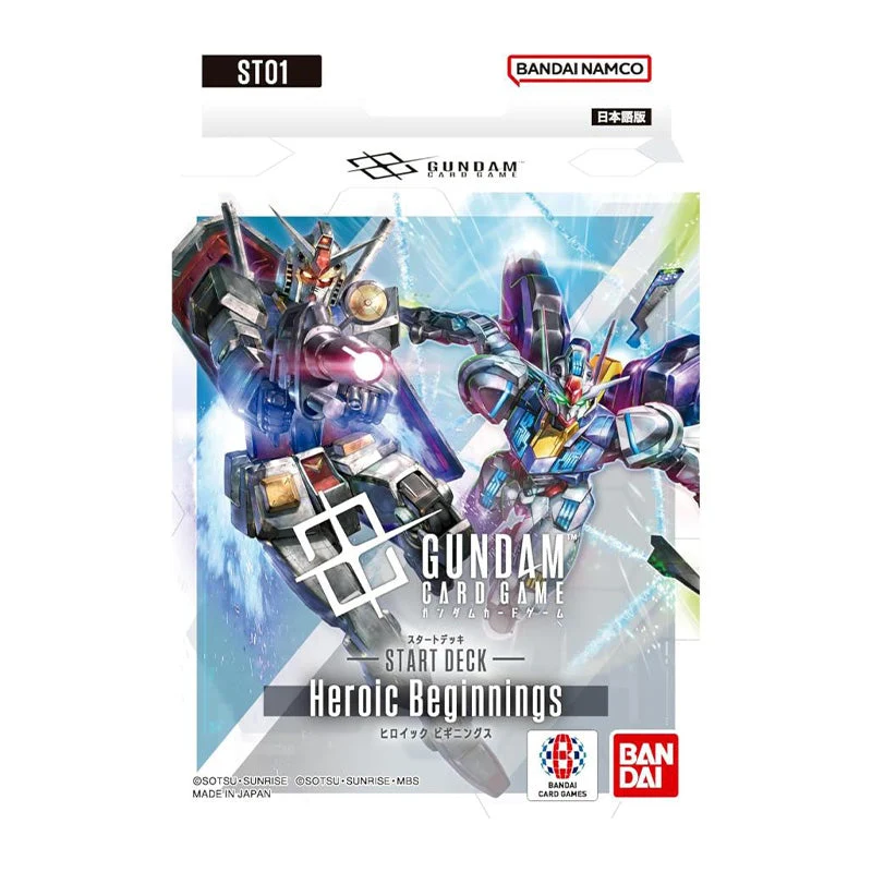 Bandai Gundam Card Game Starter Deck Heroic Beginnings ST01 Japanese
