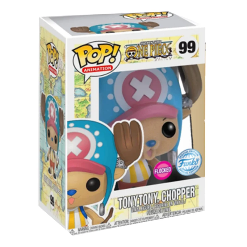 Funko One Piece - Tony Tony Chopper Flocked Pop! Vinyl