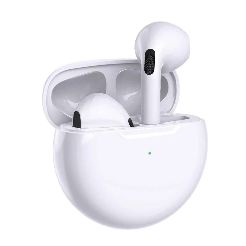 Laser TWS Earbuds with Voice Assistant and Charging Case (White)