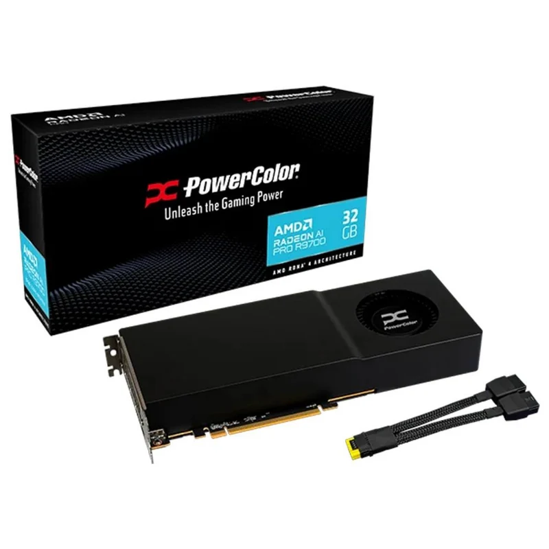 PowerColor Radeon AI PRO R9700 32GB GDDR6 Graphics Card