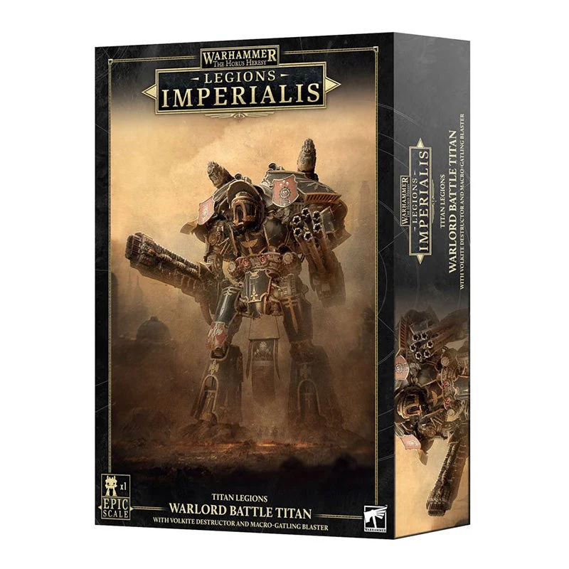 Games Workshop Warhammer Legions Imperialis Warlord Titan with Volkite Destructor and Macro-Gatling Blaster
