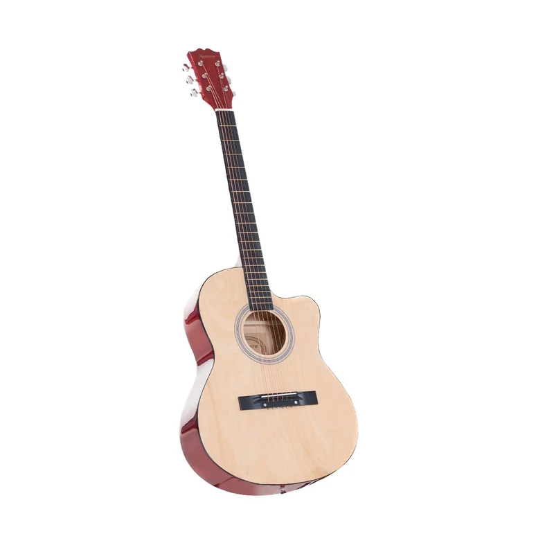 Karrera Acoustic Cutaway 40in Guitar (Natural)