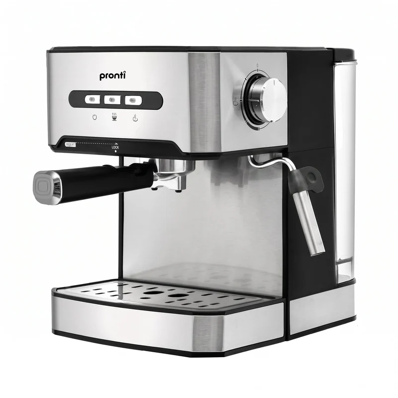 Pronti 1.6L Automatic Coffee Espresso Machine with Steam Frother