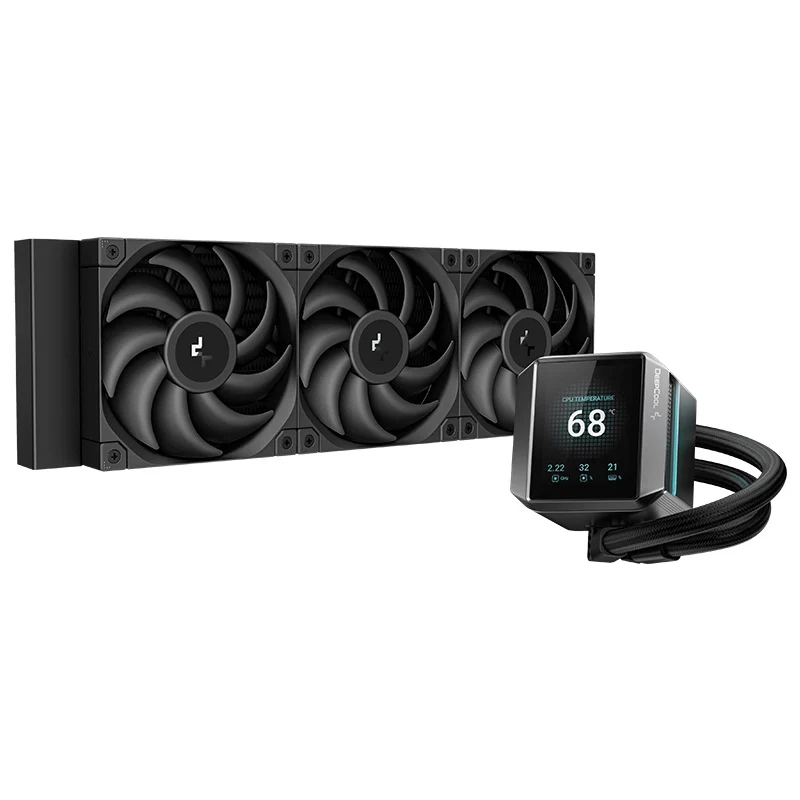 DeepCool Mystique 360 LCD AIO Liquid CPU Cooler (R-LX750-BKDSNMP-G-1)