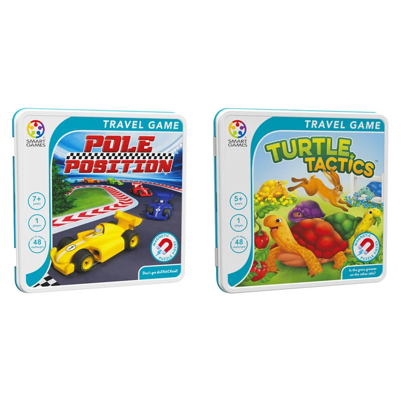 Smart Games Pole Position & Turtle Tactics Puzzle Game