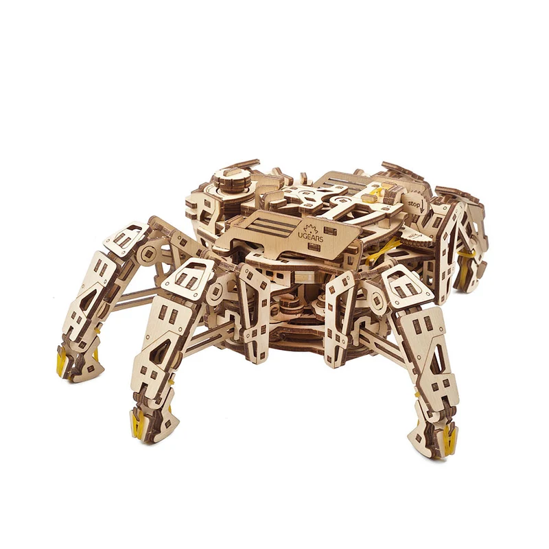 UGears Hexapod Explorer Wooden Mechanical Puzzle Model Kit