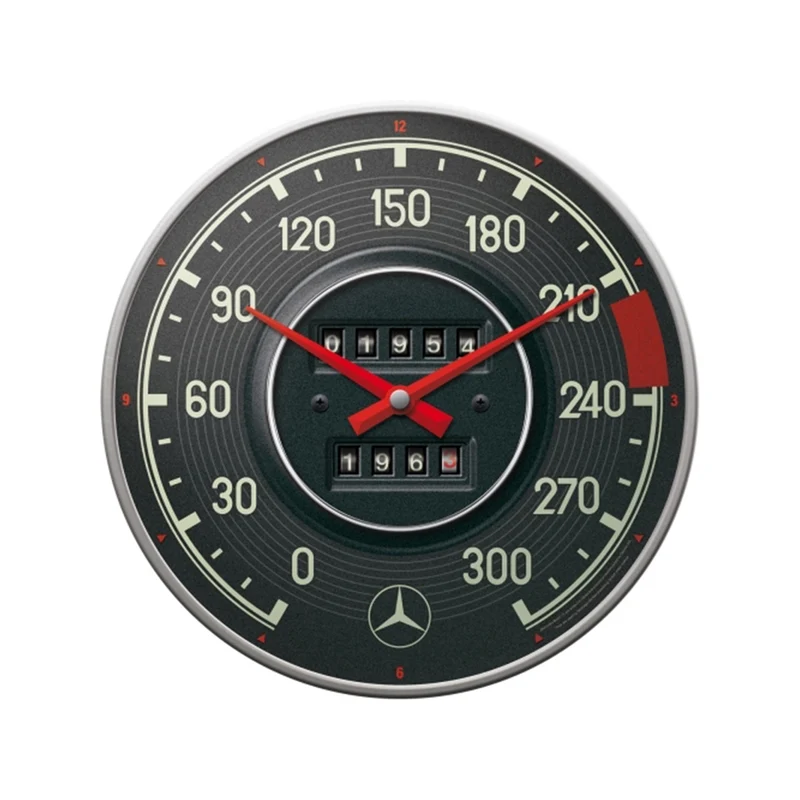 Nostalgic-Art Wall Clock Mercedes-Benz Speedo Retro Design 30cm