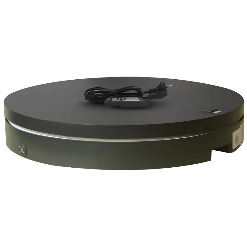 Christabelle 80cm 200kg Commercial Electric Shop Turntable Platform (Black)