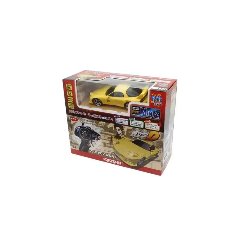 Kyosho 1/28 First Mini-Z Initial D Mazda RX-7 FD3S Yellow