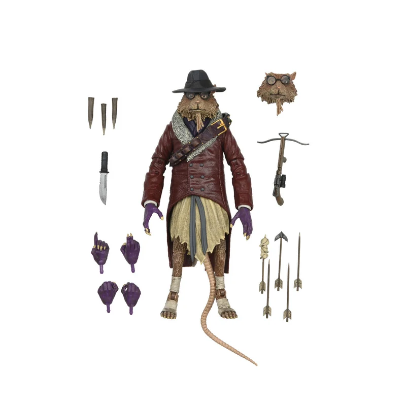 Neca TMNT Splinter As Van Helsing 7'' Scale Action Figure Collectible Toy 14+