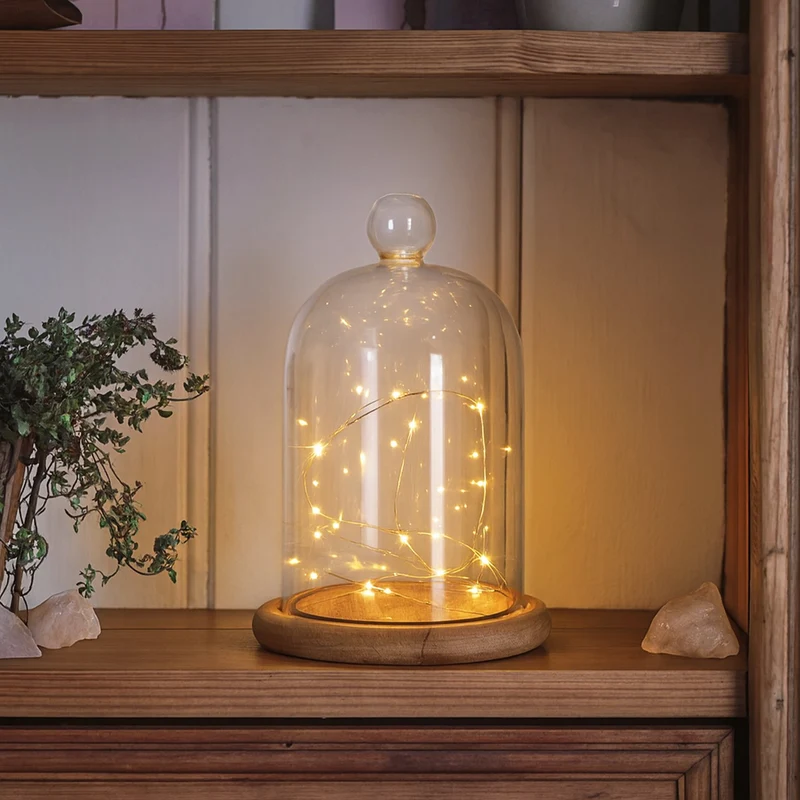 Lexi Lighting Battery Operated 40 Micro LED String Lights with Timer - Warm White