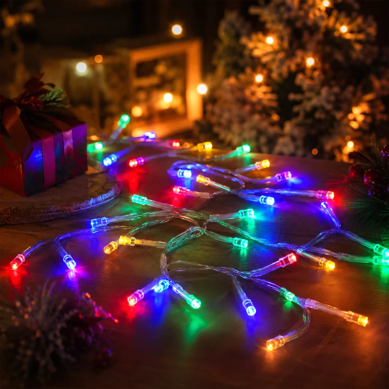 Lexi Lighting Battery Operated 30 LED String Light Clear Cable - Multicolour