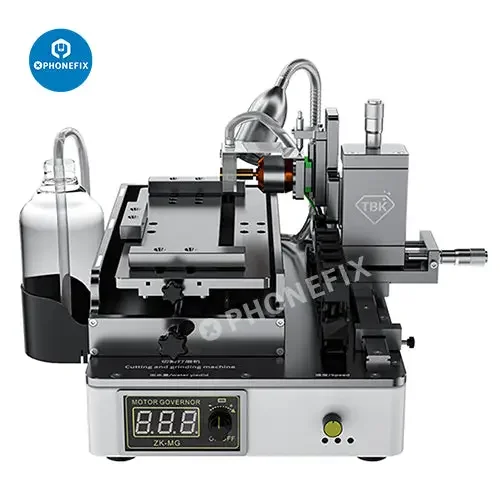 Machine de découpe, de meulage et de remise à neuf d'écran de téléphone 918 en 2 TBK 1
