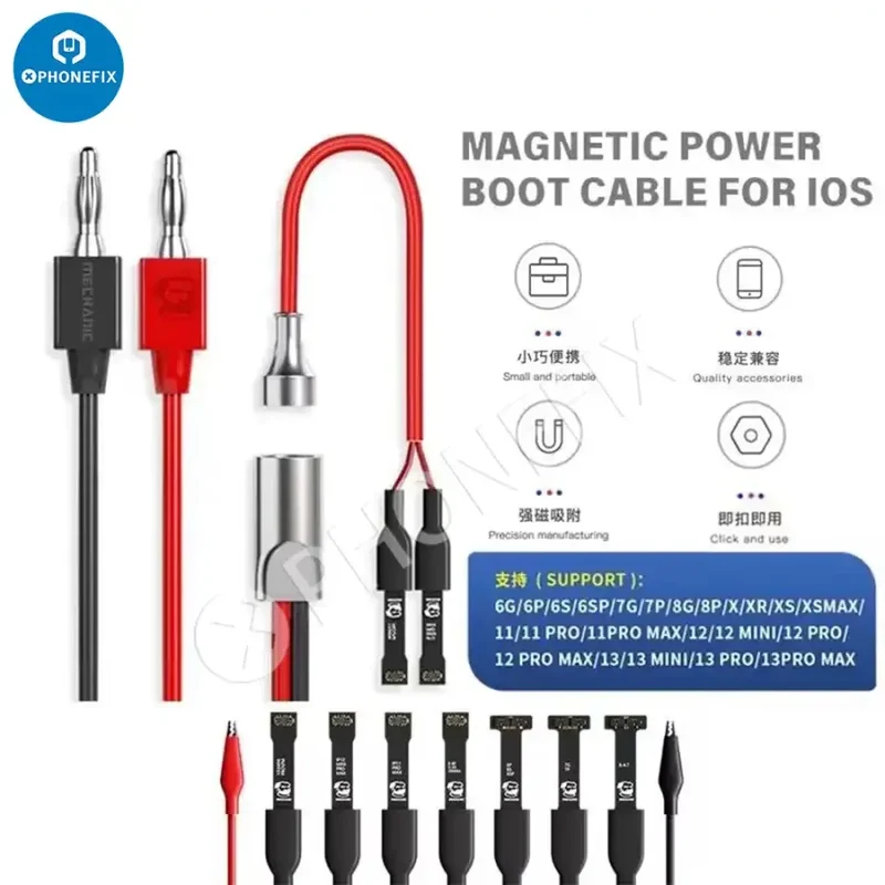 Câble d'alimentation magnétique pour iPhone 6-15 Pro Max (iOS)