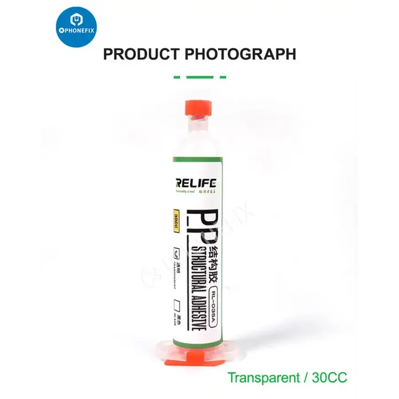 Adhésif structurel PP RELIFE RL-035A 10 cc 30 cc